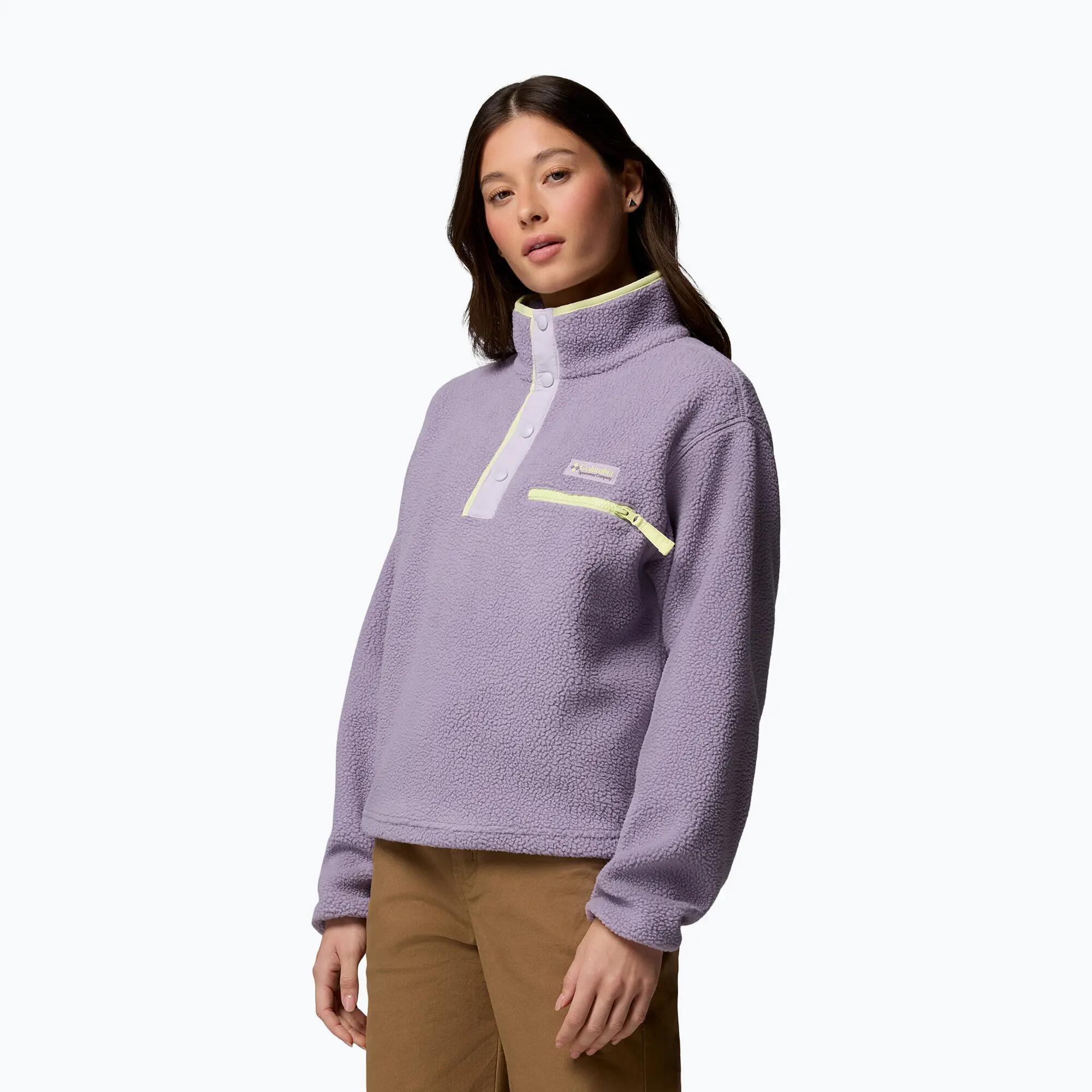 Bluza polarowa damska Columbia Helvetia II Cropped Half Snap Fleece 4/7