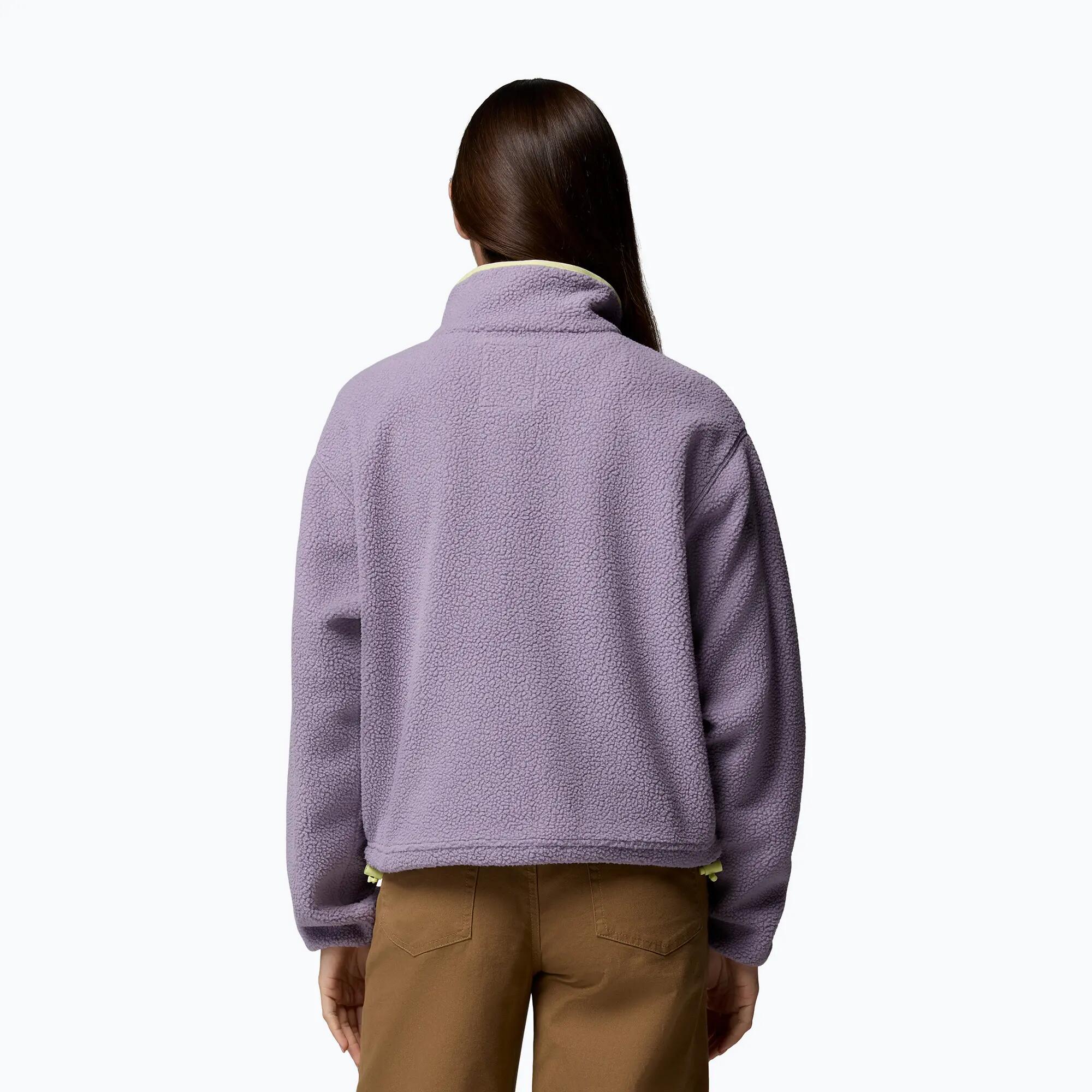 Bluza polarowa damska Columbia Helvetia II Cropped Half Snap Fleece 3/7