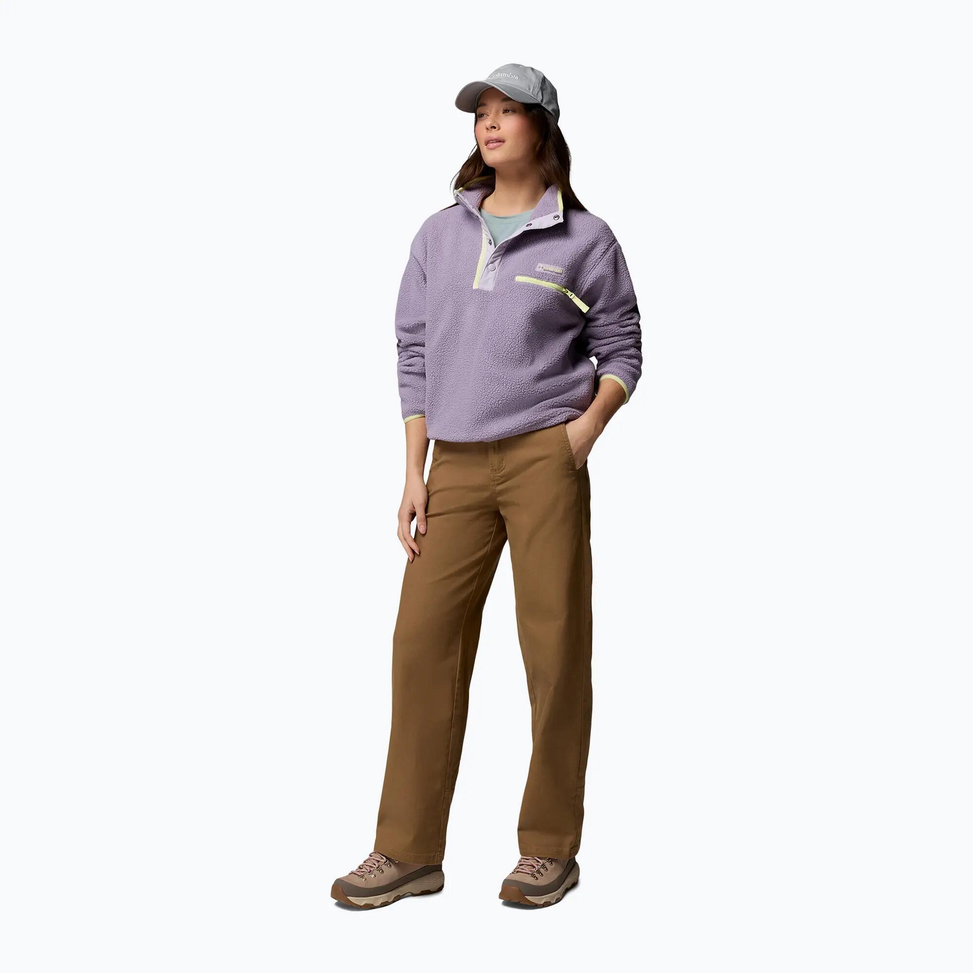 Bluza polarowa damska Columbia Helvetia II Cropped Half Snap Fleece 2/7
