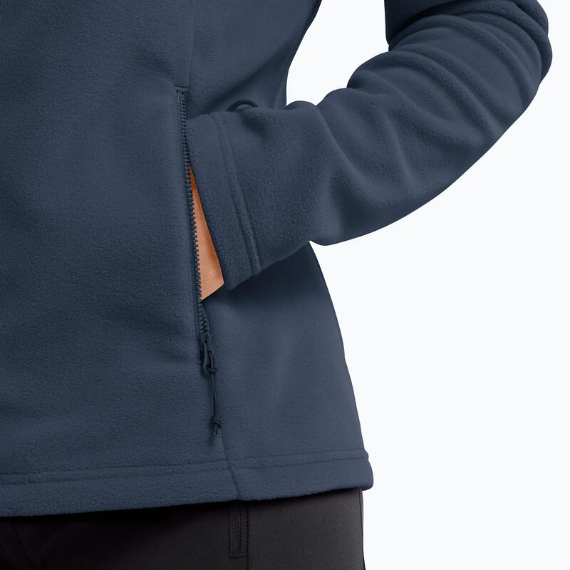 Hanorac fleece damă Jack Wolfskin Taunus 100 cu fermoar integral