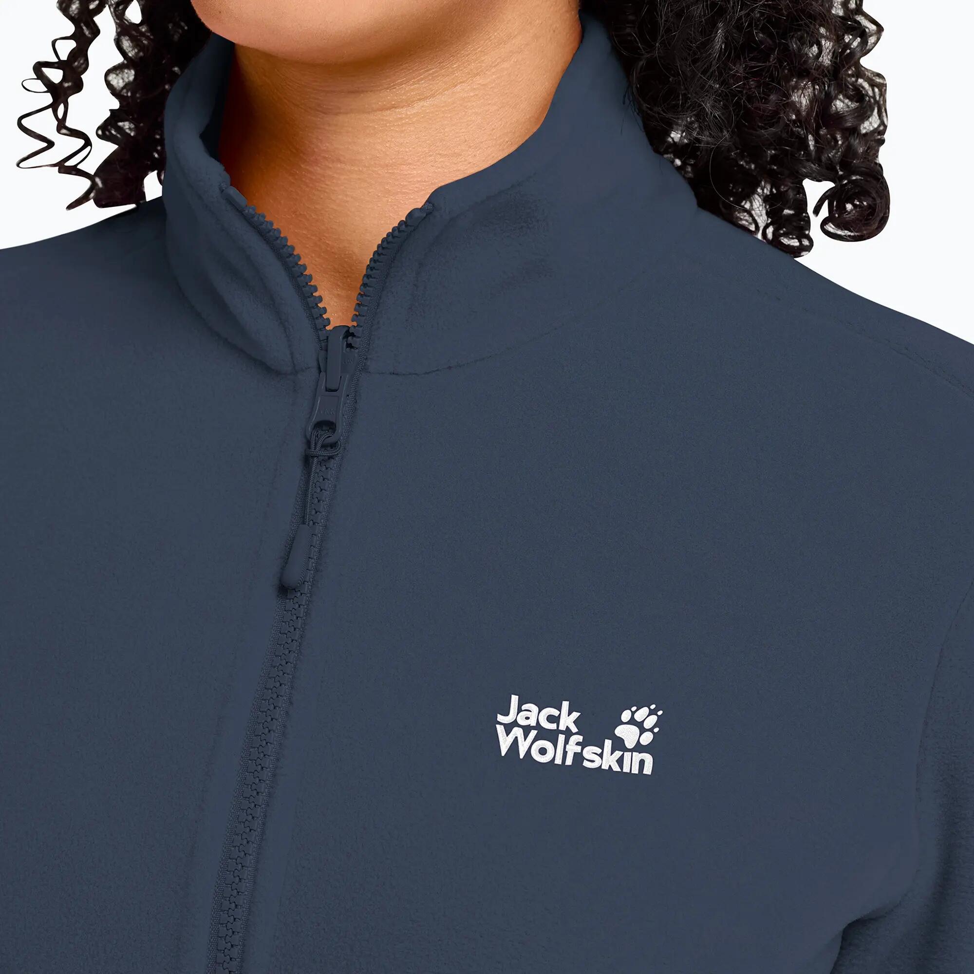 Dames fleecejack Jack Wolfskin Taunus 100 Full Zip 4/7