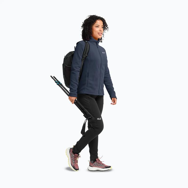 Hanorac fleece damă Jack Wolfskin Taunus 100 cu fermoar integral