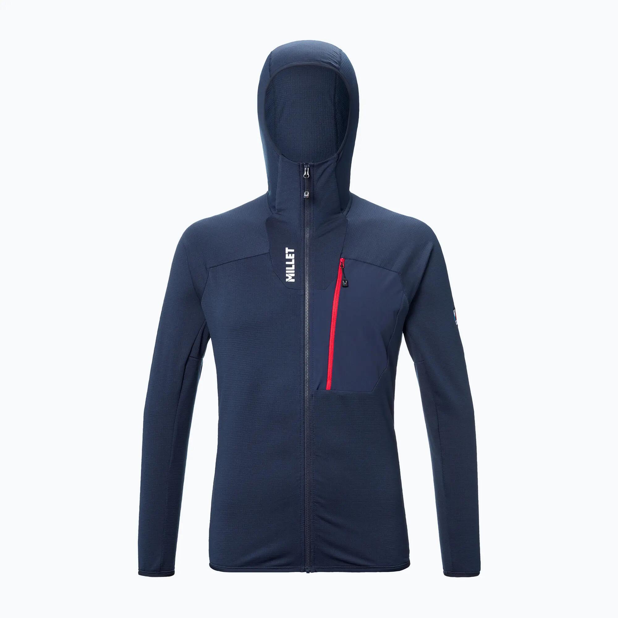 Felpa in pile da uomo Millet Trilogy Icon Lightgrid Hoodie 5/6