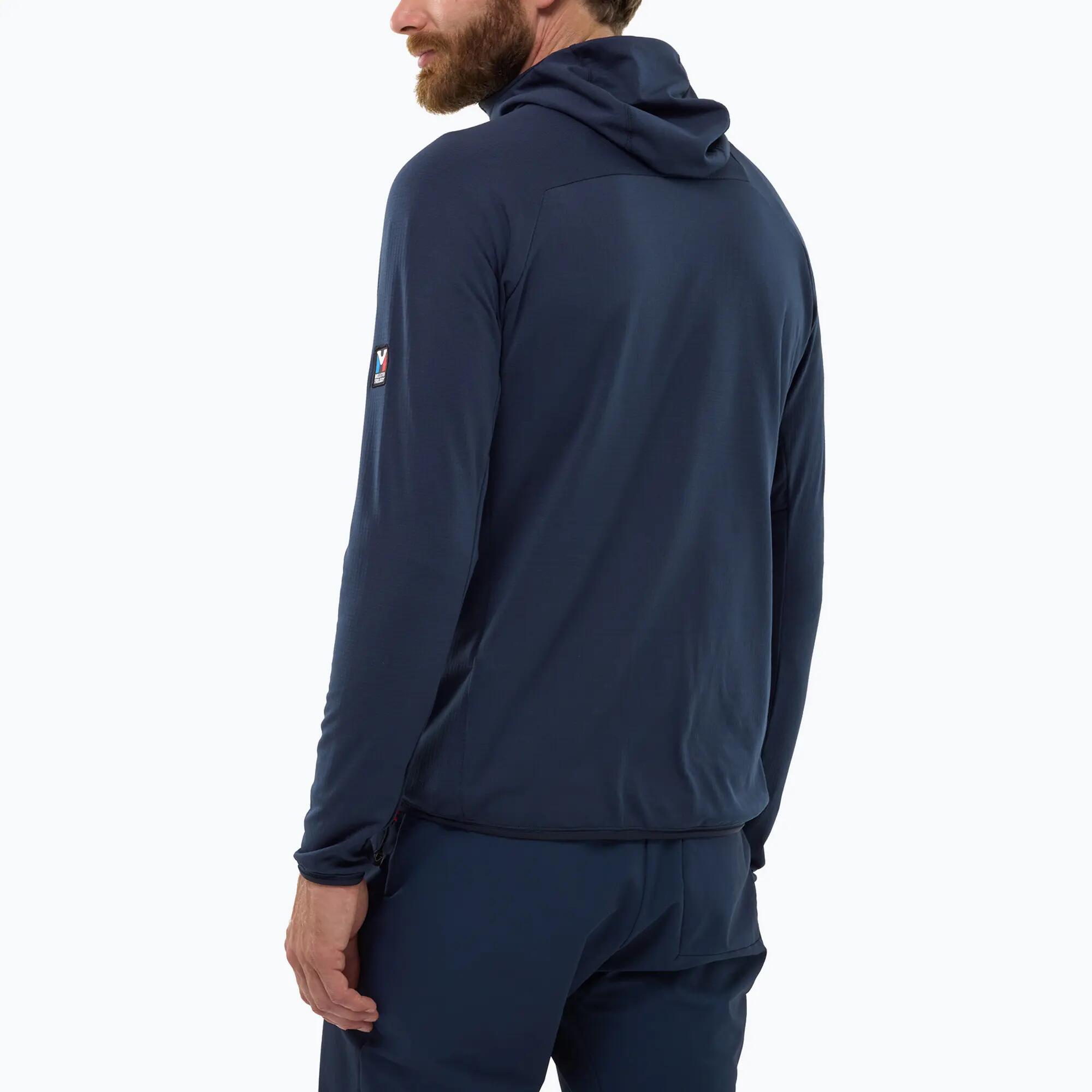 Felpa in pile da uomo Millet Trilogy Icon Lightgrid Hoodie 3/6