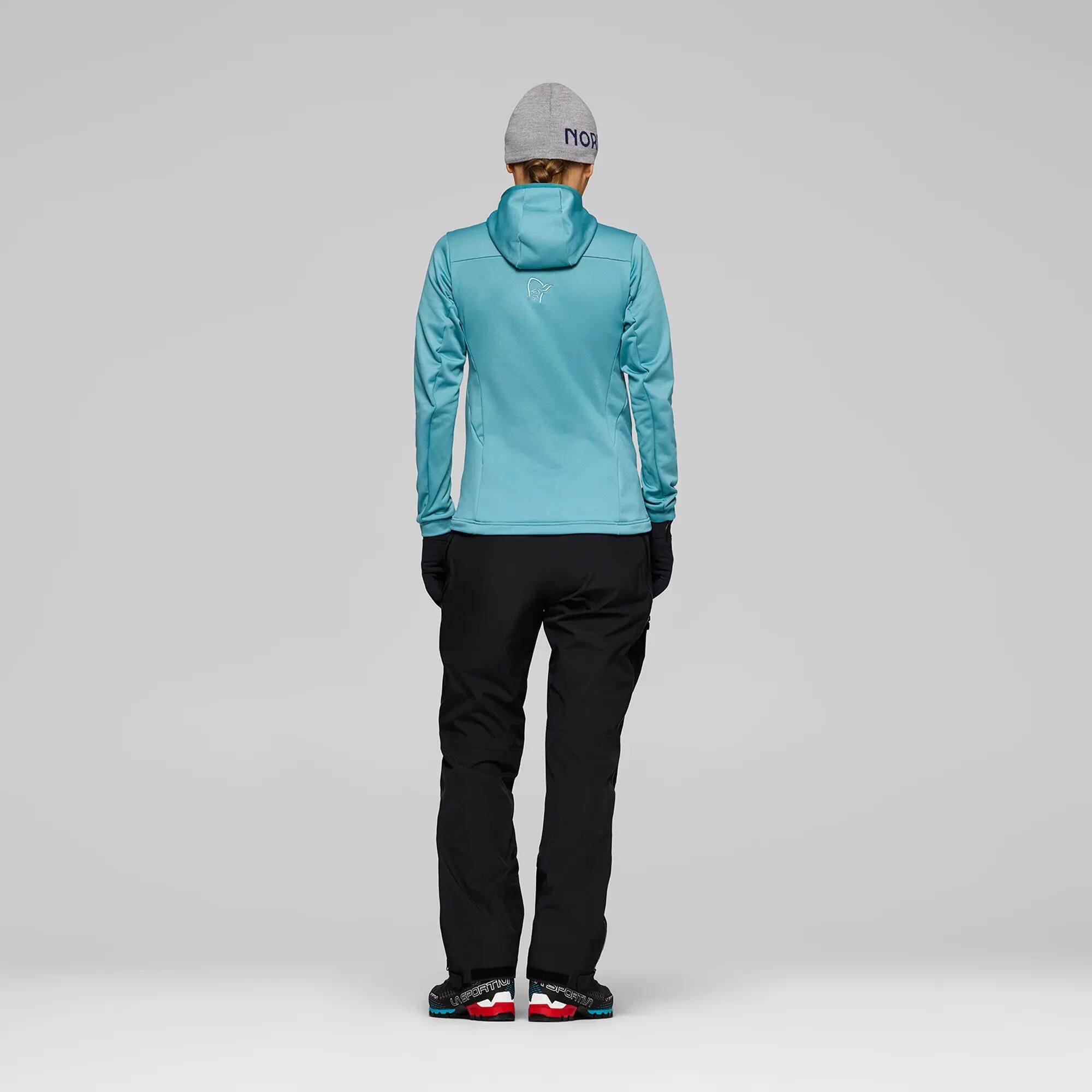 Bluza trekkingowa damska NORRONA Falketind Warm2 Stretch Hood 3/7