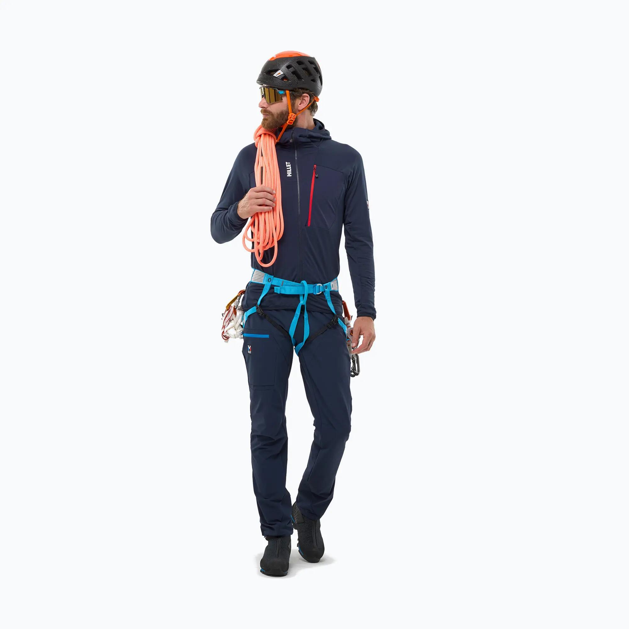 Felpa in pile da uomo Millet Trilogy Icon Lightgrid Hoodie 2/6