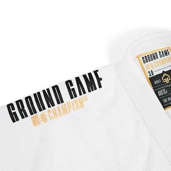 Kimono/Gi de Jiu-Jitsu para Jogo de Solo Masculino Champion 3.0 Branco A2 7/7