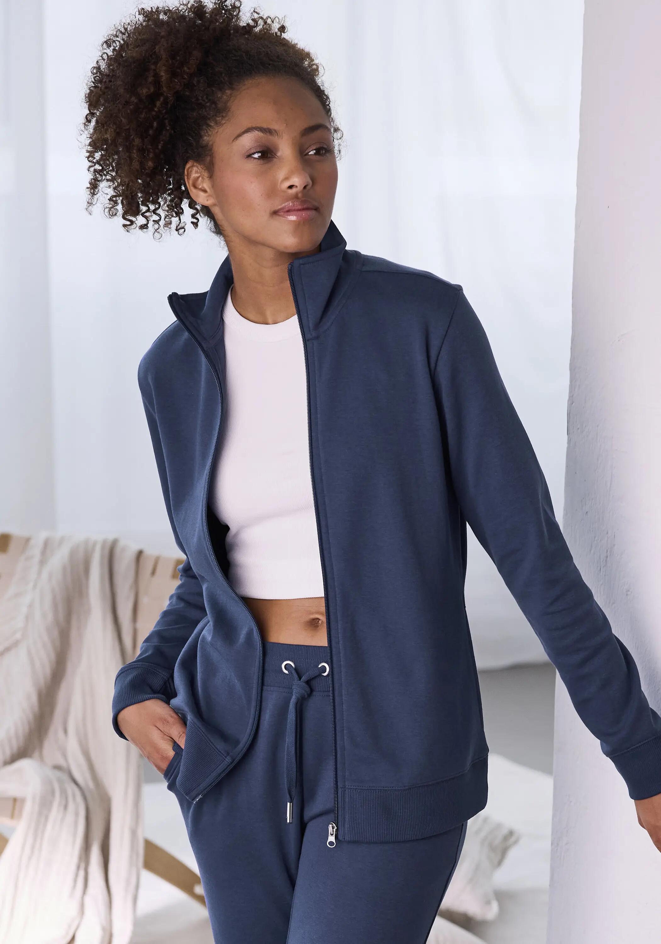 Damen Sweatjacke 7/9
