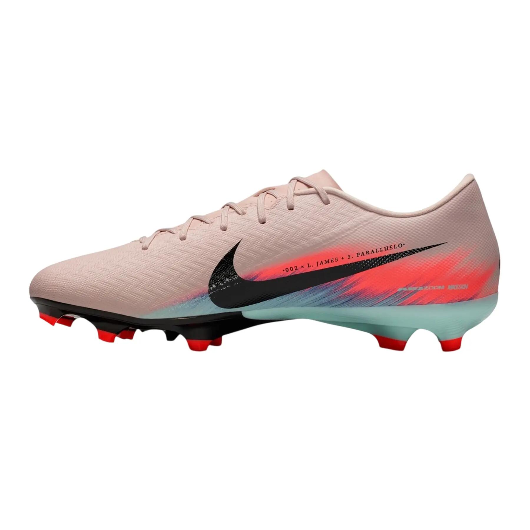 Chaussures De Foot Pour Terrain Ferme ZOOM MERCURIAL VAPOR Homme (Rose / Bleu) 3/6