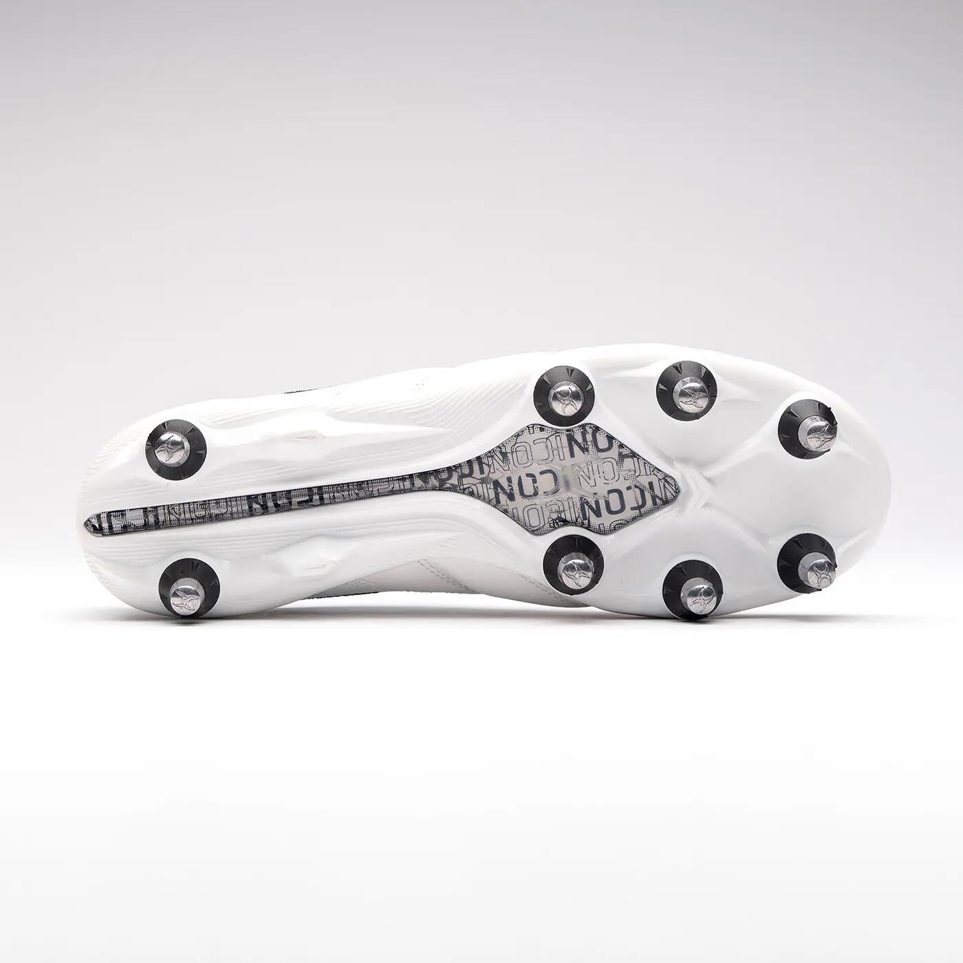 Crampons de rugby Gilbert Icon Players 2.0 8S Blanc et noir 2/6