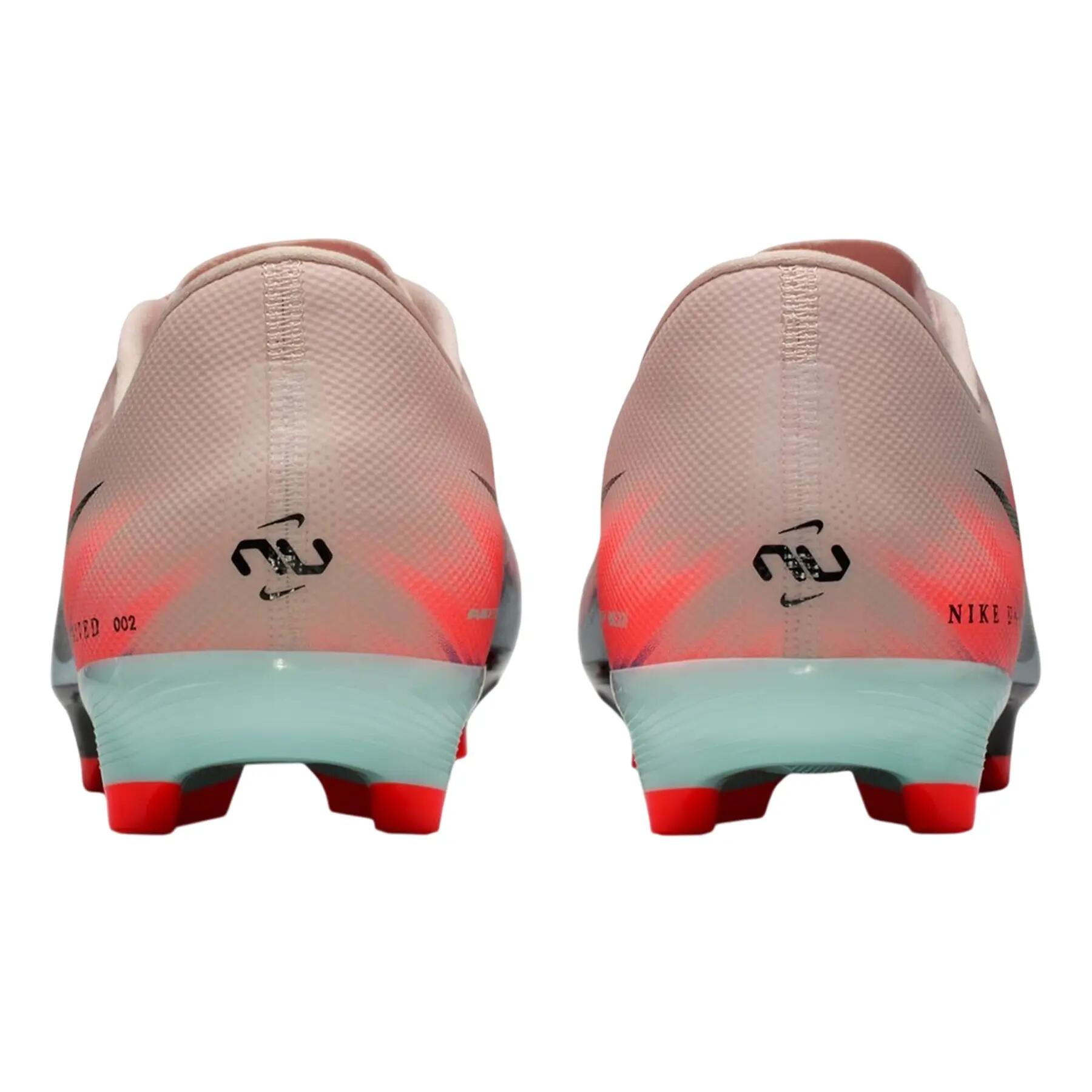 Chaussures De Foot Pour Terrain Ferme ZOOM MERCURIAL VAPOR Homme (Rose / Bleu) 2/6