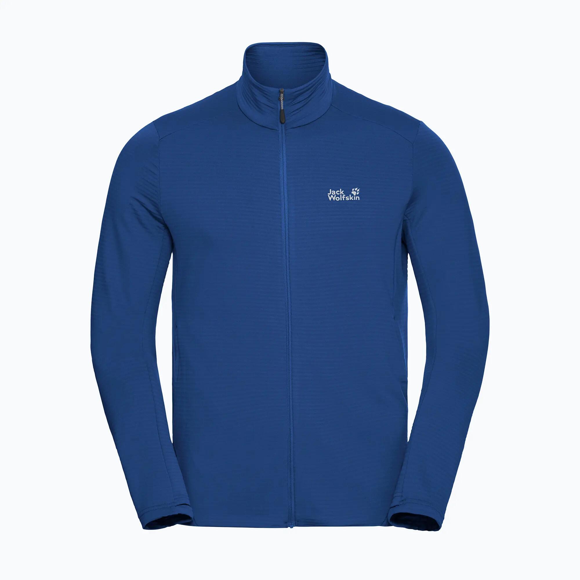 Heren trekkingtrui Jack Wolfskin Litestride Full Zip 7/7