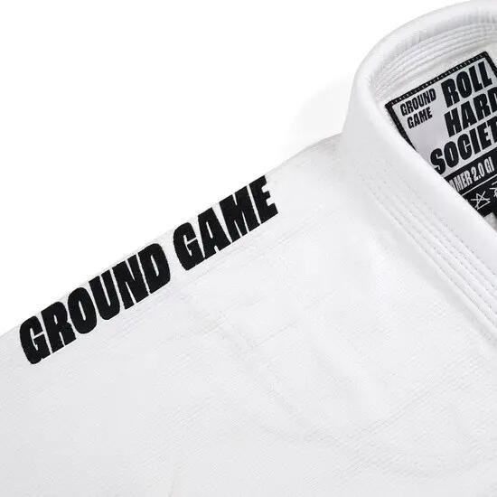 Kimono/Gi de Jiu-Jitsu para Jogo no Chão Masculino Gamer 2.0 Branco A2L 4/7