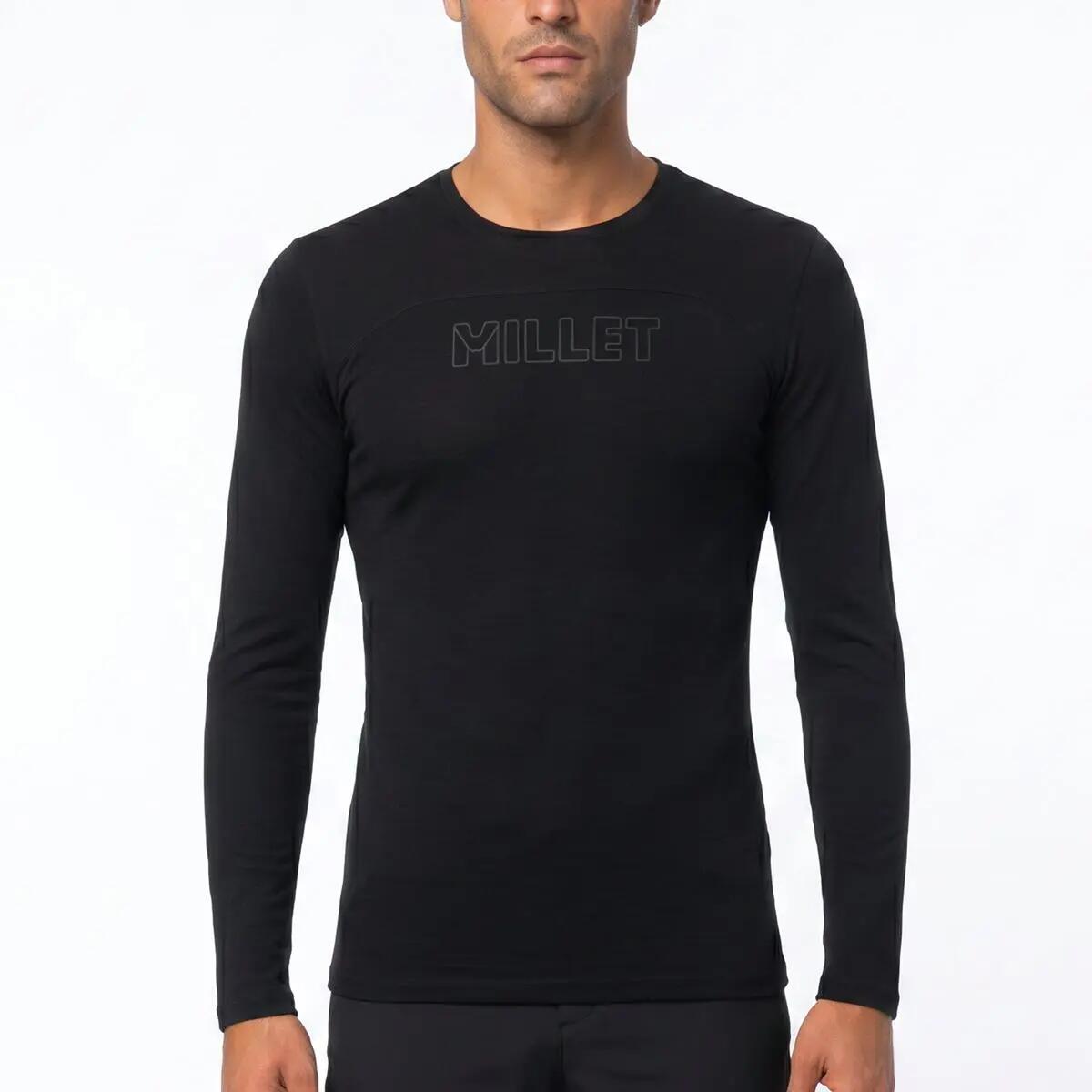 Camiseta Senderismo - Trekking Hombres  UBIC WOOL 3/3