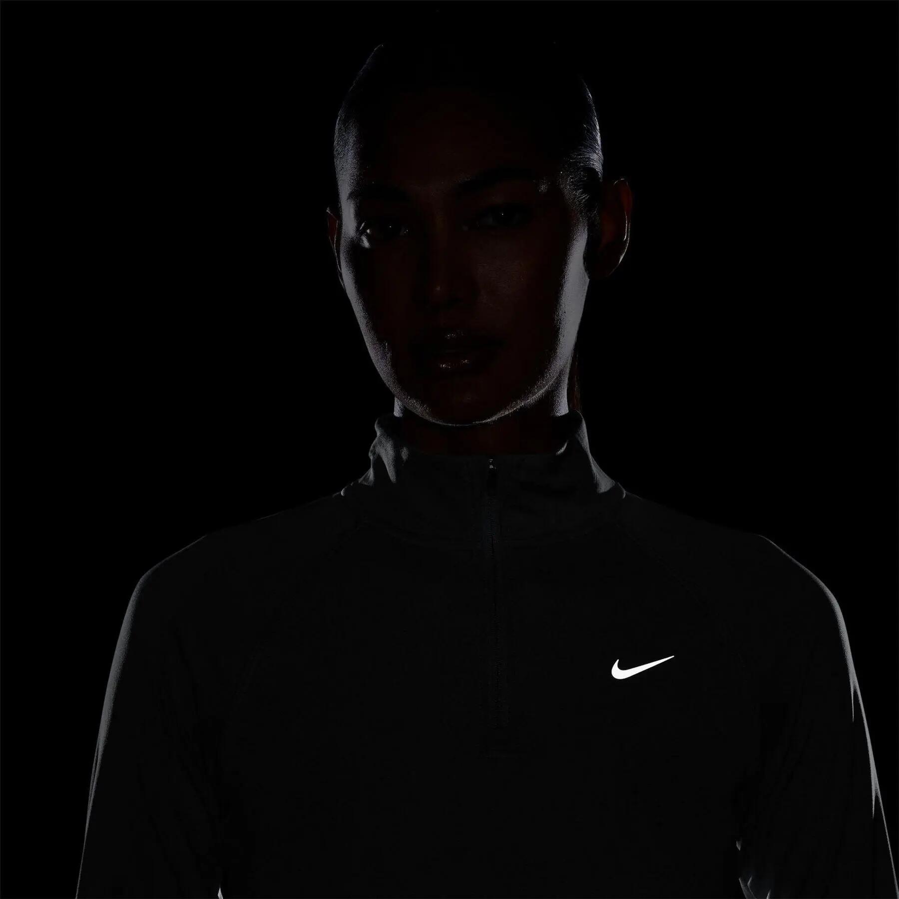 Womens/Ladies Swoosh LongSleeved Running Top (Cool Grey/Silver) 4/4