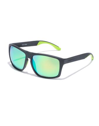 HAWKERS Zonnebrillen Heren en Dames FASTER SPORT RAW POLARIZED BLACK PEACOCK