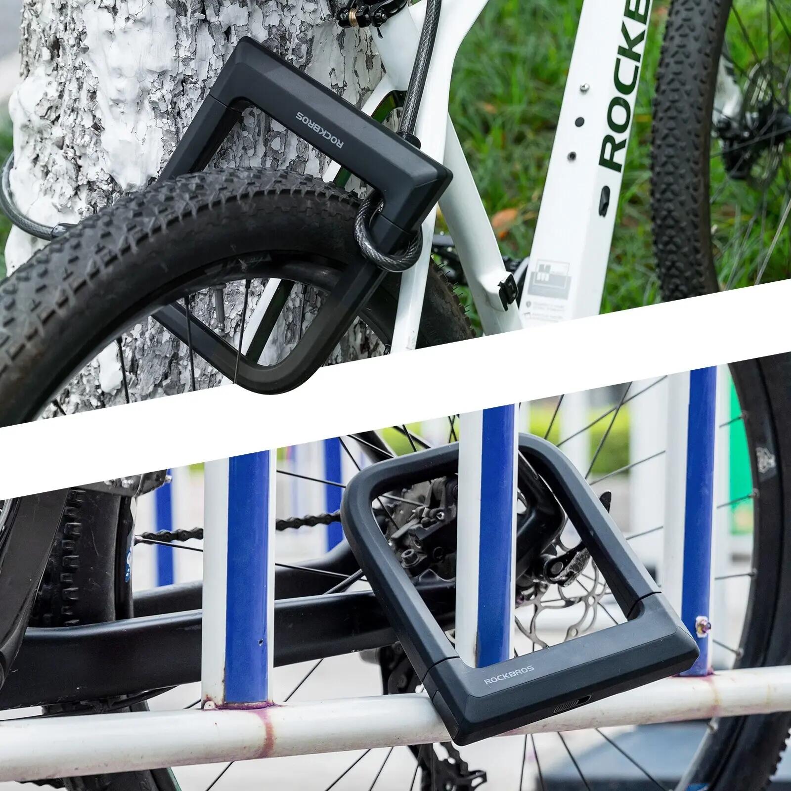 ROCKBROS U-Fahrradschloss Kabelschloss Bügelschloss 7/7