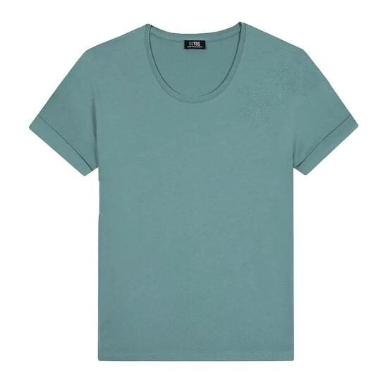 Camiseta Verde de Mujer TBS Nadeatee