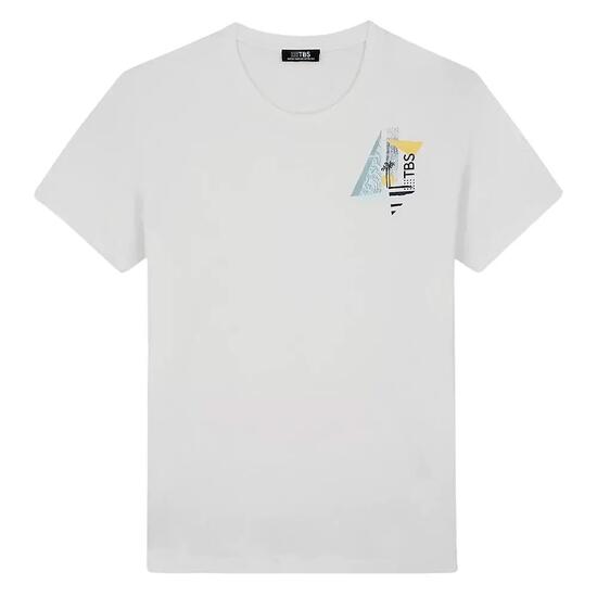 T-Shirt Blanc Homme TBS Arctique Miel