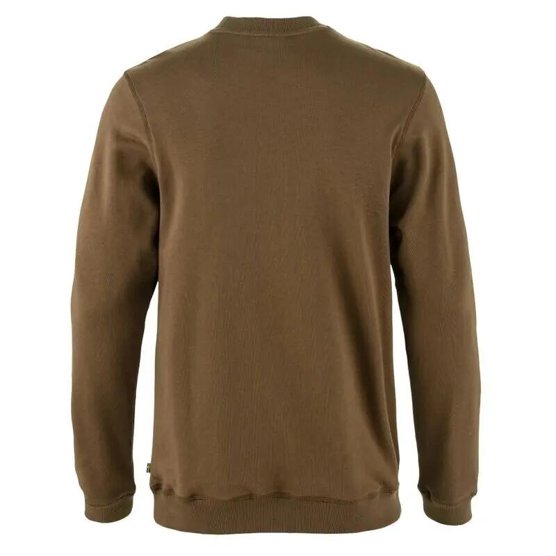 Sudadera Marrón Fjällräven 1960 Logo Badge Sweater M Sin Capucha Dark Oak Regul 2/4