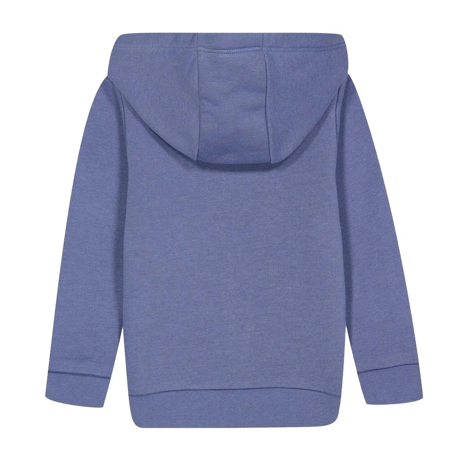 Felpa Con Cappuccio E Zip Intera Regolare Blocchi Di Colore Ragazzi Boss Grigio 2/3