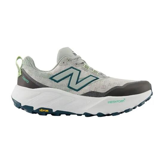 Zapatillas New Balance Grises Fresh Foam X Hierro v9 Grey Matter con Medusa Gre