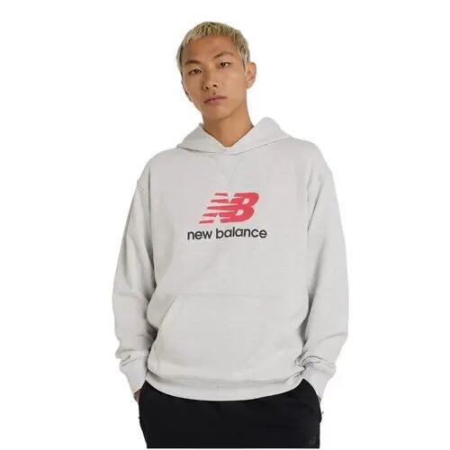 Sudadera Con Capucha Gris New Balance Athletics French Terry Logo Hoodie Ash He 5/5