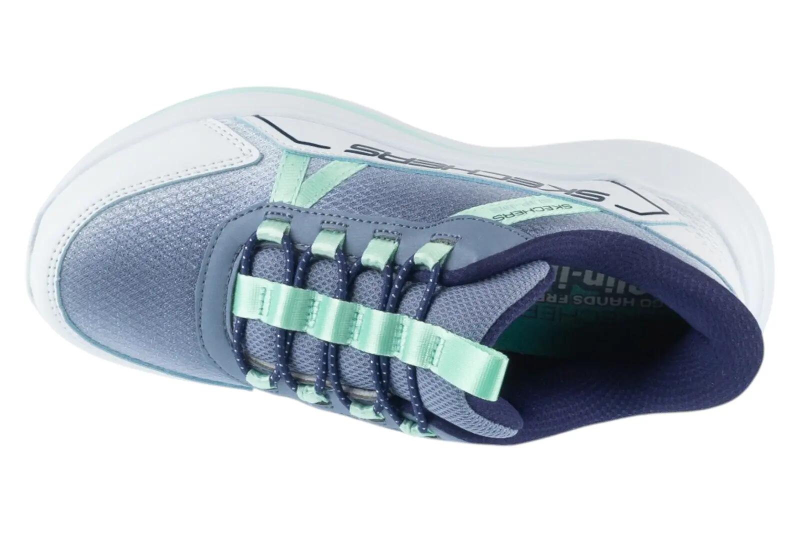 Buty sportowe Sneakersy dziewczęce, Slip-ins Wave 92-Sparkle Sprint 3/4