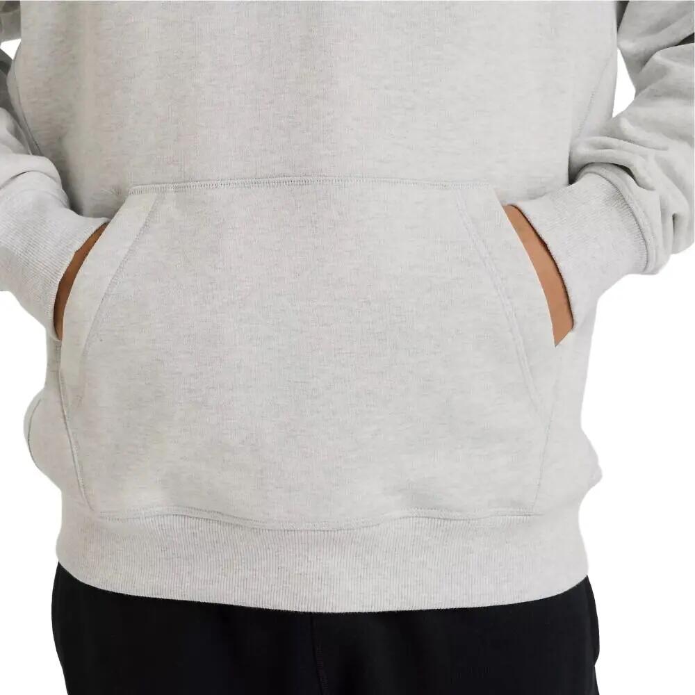 Sudadera Con Capucha Gris New Balance Athletics French Terry Logo Hoodie Ash He 4/5
