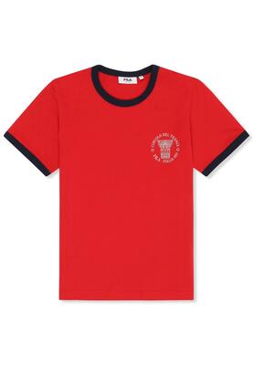 T-shirt FILA Marlia Regular Graphic Ringer T-Shirt da donna a maniche corte