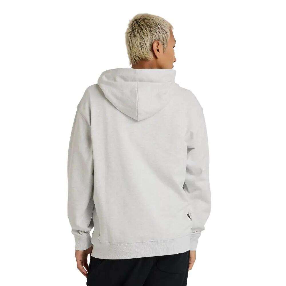Sudadera Con Capucha Gris New Balance Athletics French Terry Logo Hoodie Ash He 2/5