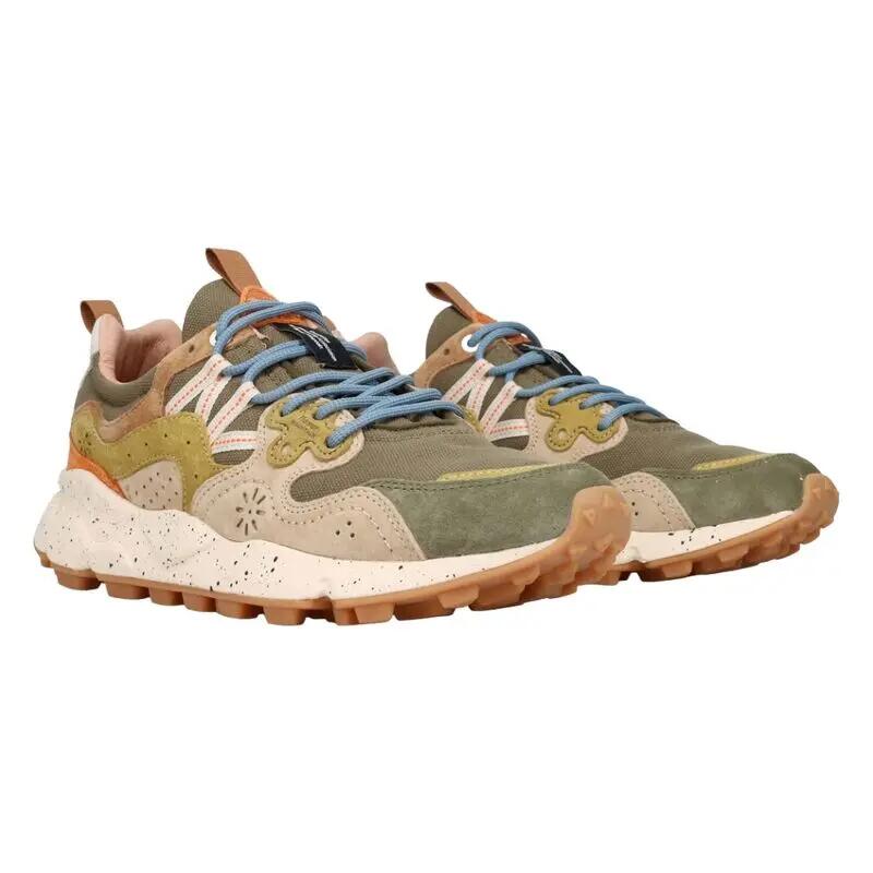 Zapatillas Multicolor Flower Mountain Yamano 3 Uni Military Taupe Cómodas y Lig 2/5