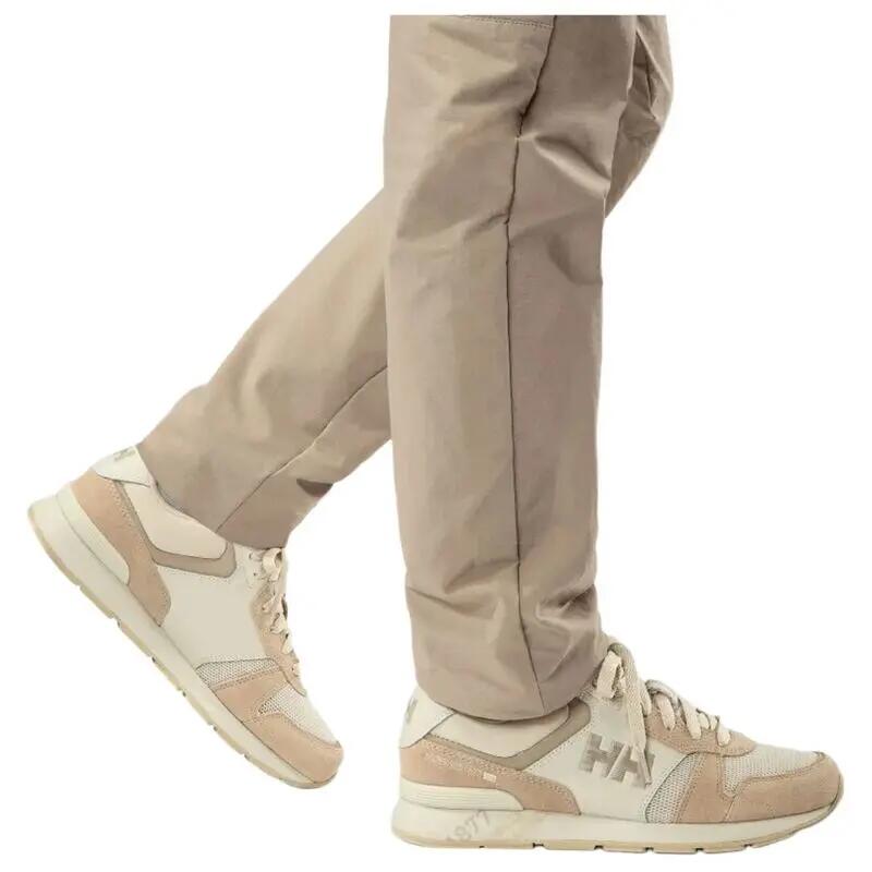 Zapatillas Helly Hansen Beige Anakin Leather Sneakers Mujer Cream Ligeras y Dur 4/5