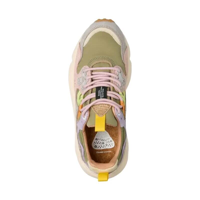 Zapatillas Multicolor Flower Mountain Yamano 3 Woman Ligth Grey Militare Cómoda 2/5