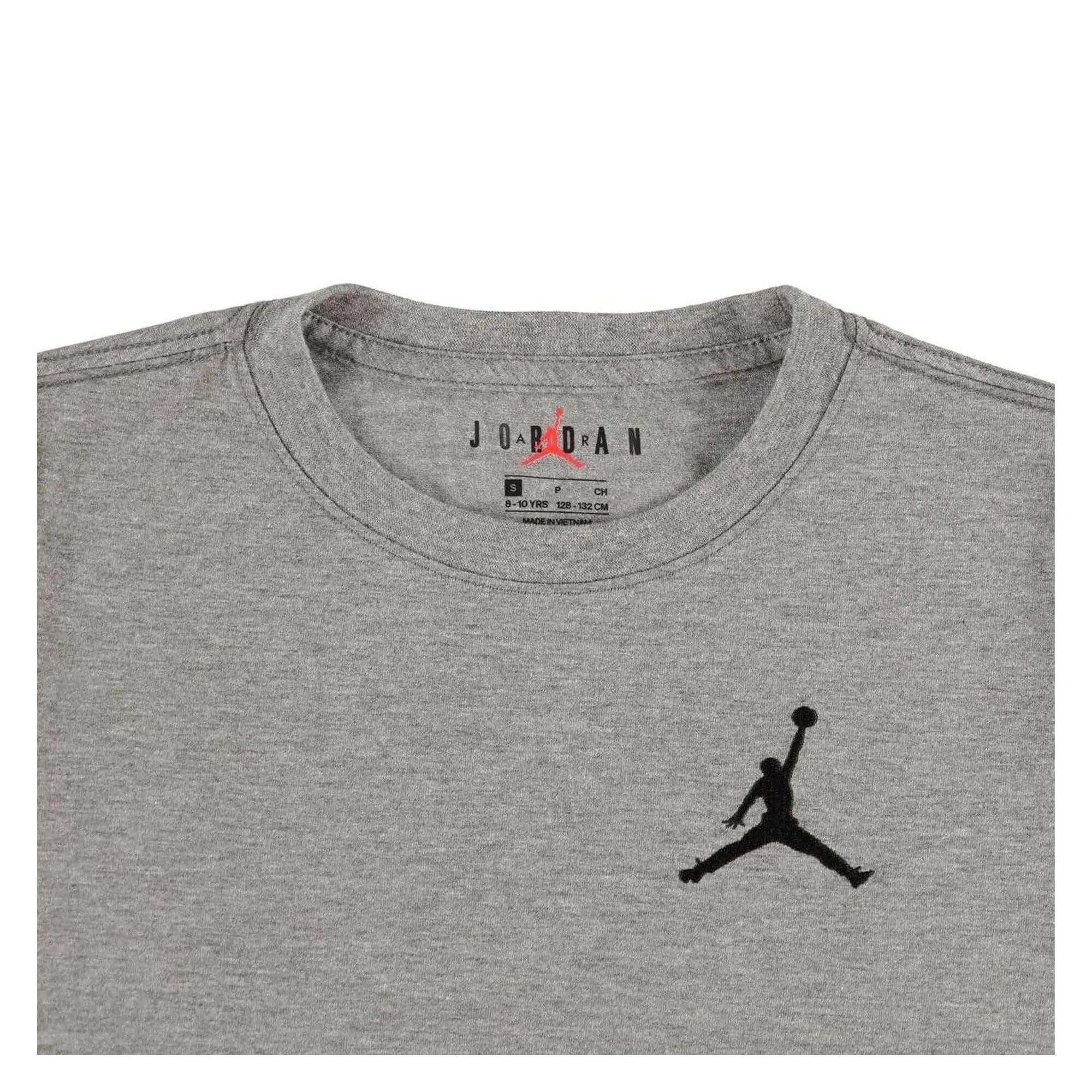 "Air Jordan" TShirt für Jungen, PolyesterBaumwollmischgewebe Kinder Dunkelgrau 3/3