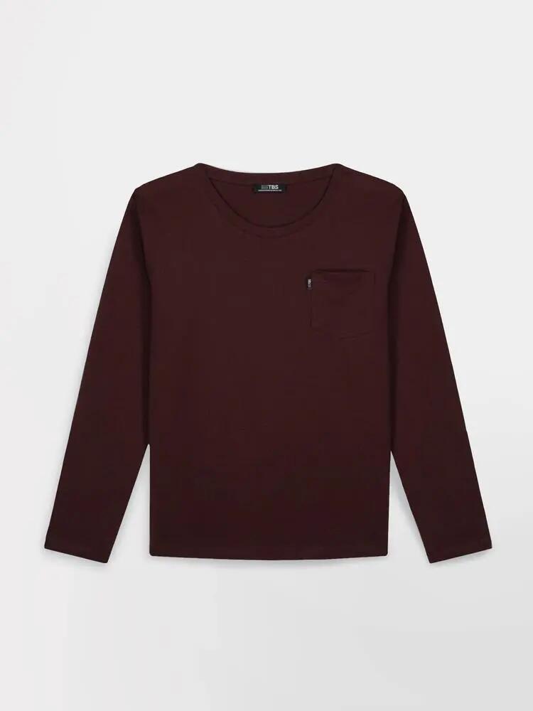 T-shirt manches longues Homme - KYSONLON - Rose/rouge 5/5