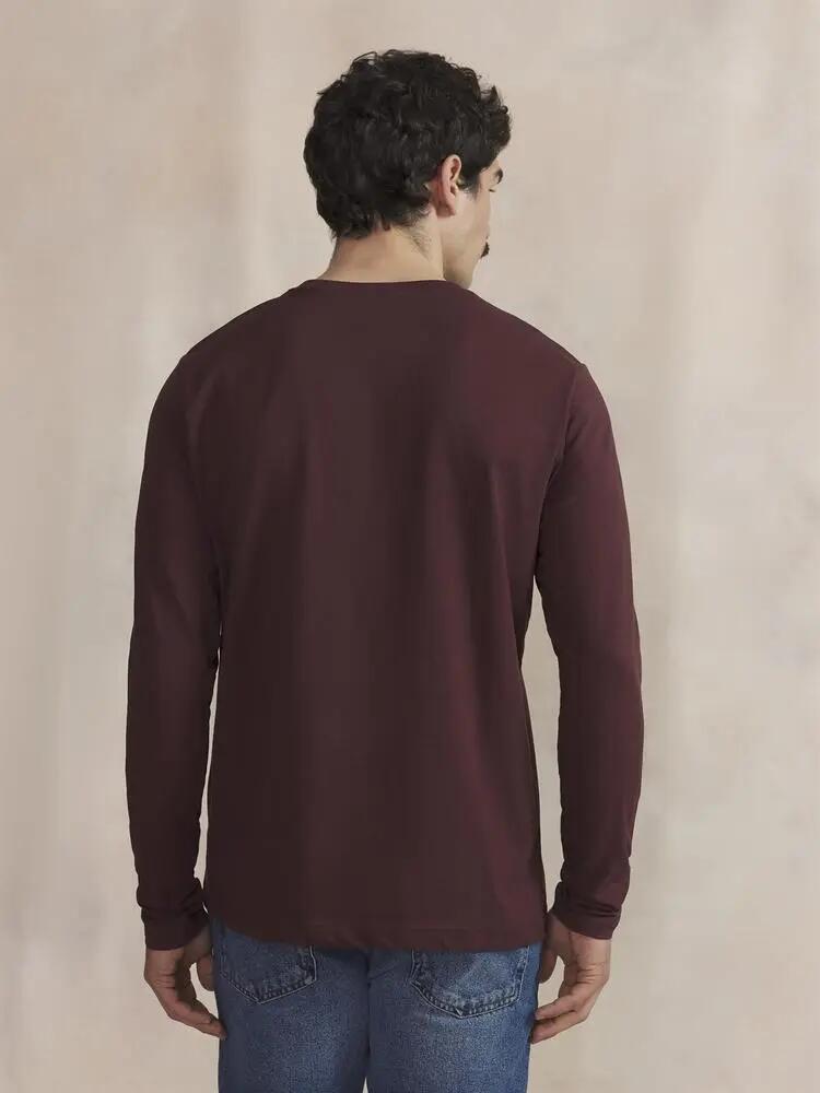 T-shirt manches longues Homme - KYSONLON - Rose/rouge 4/5