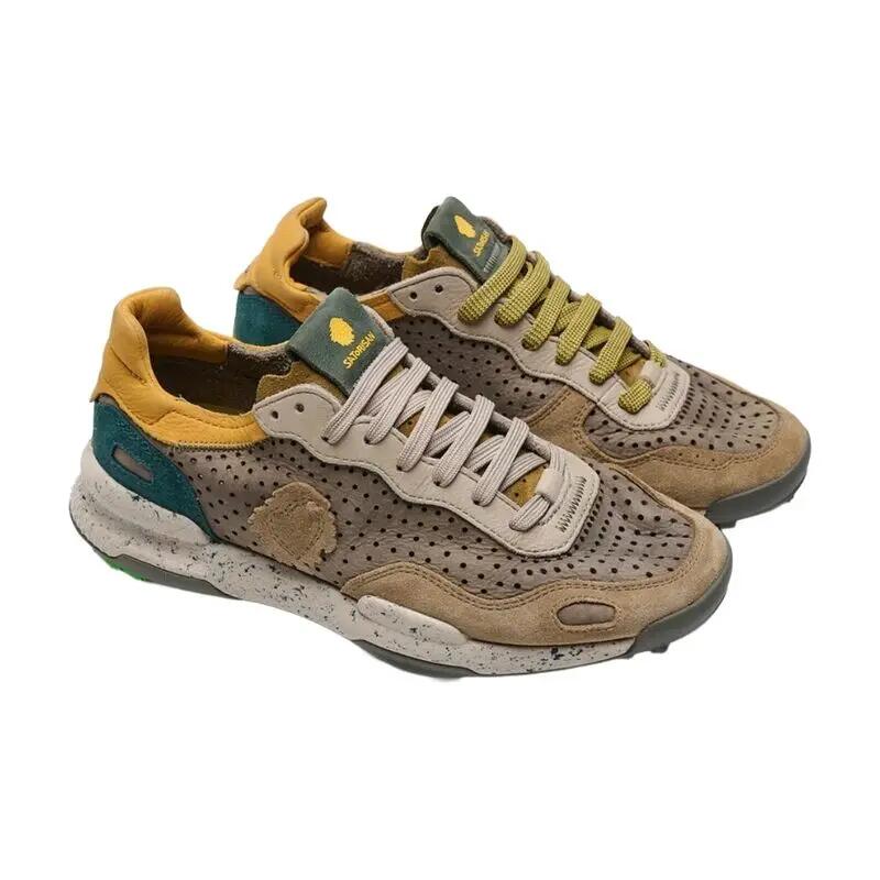 Zapatillas Marrones Satorisan Chacrona Laser Premium Loden Brown Cómodas y Extr 2/5