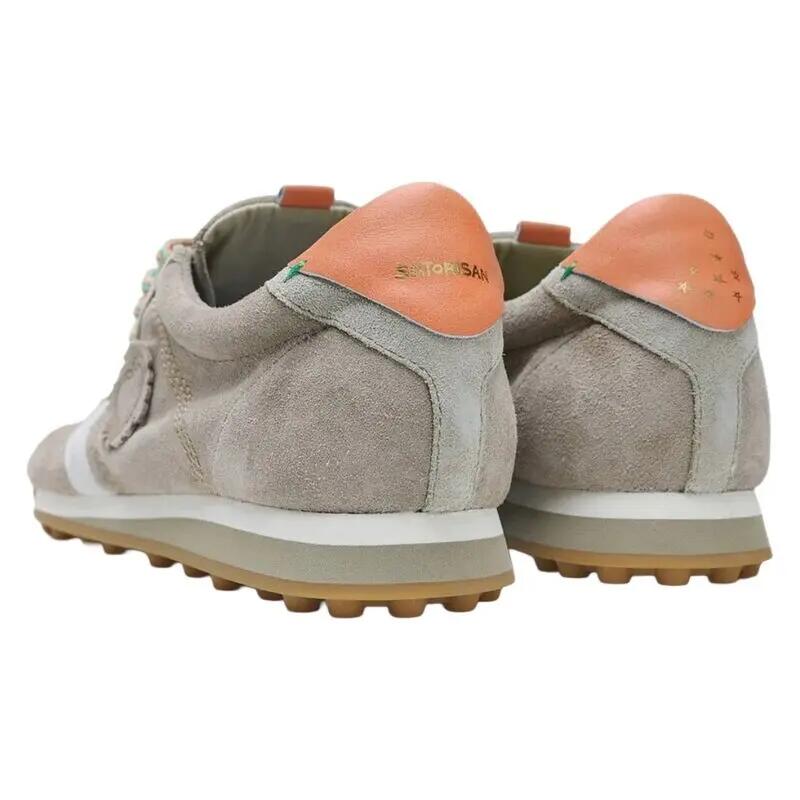 Zapatillas Grises Satorisan Stardust Suede UL Gravel de Diseño Minimalista y Re 3/4