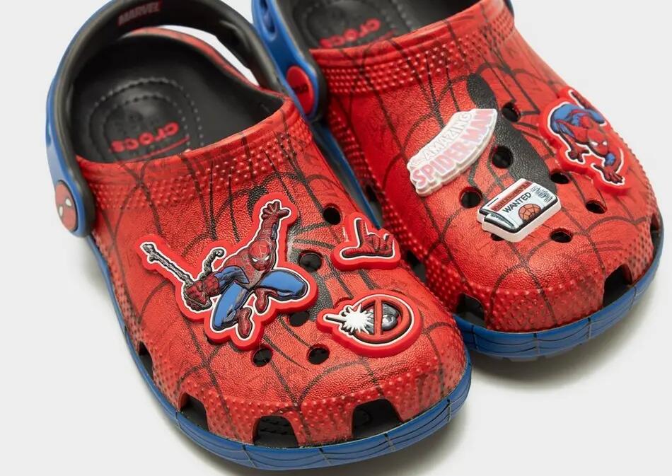 Zuecos - Bebé - Classic Clog Spider-Man - Negro/Rojo 4/5