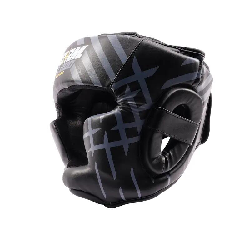 Casco de boxeo infantil StormCloud Lynx negro/gris talla M junior 4/7