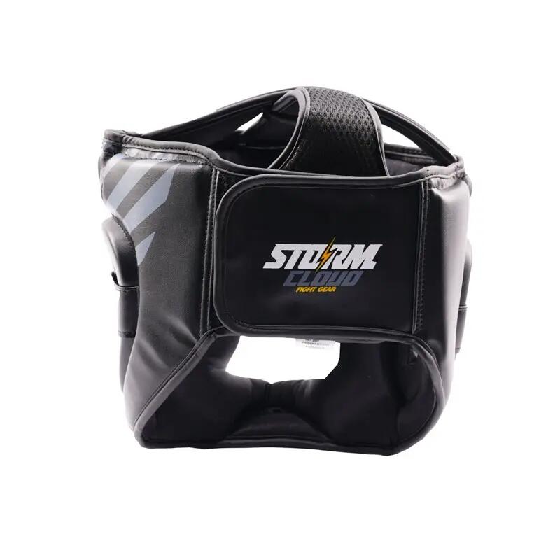 Casco de boxeo infantil StormCloud Lynx negro/gris talla M junior 2/7