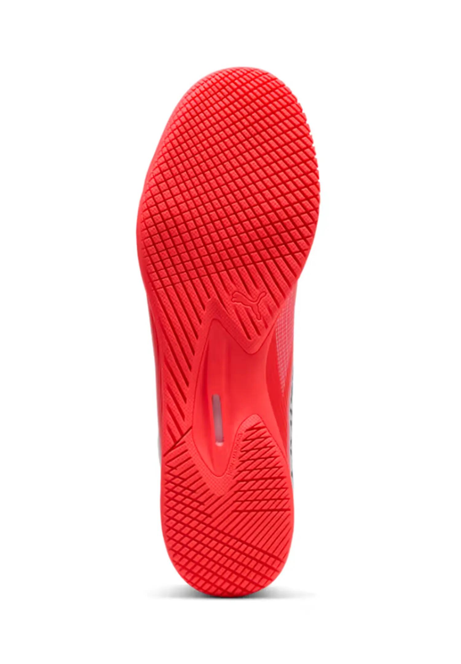 PUMA Herren ULTRA 7 PLAY IT Hallenfußballschuhe 109153-01  Red Black White 3/5