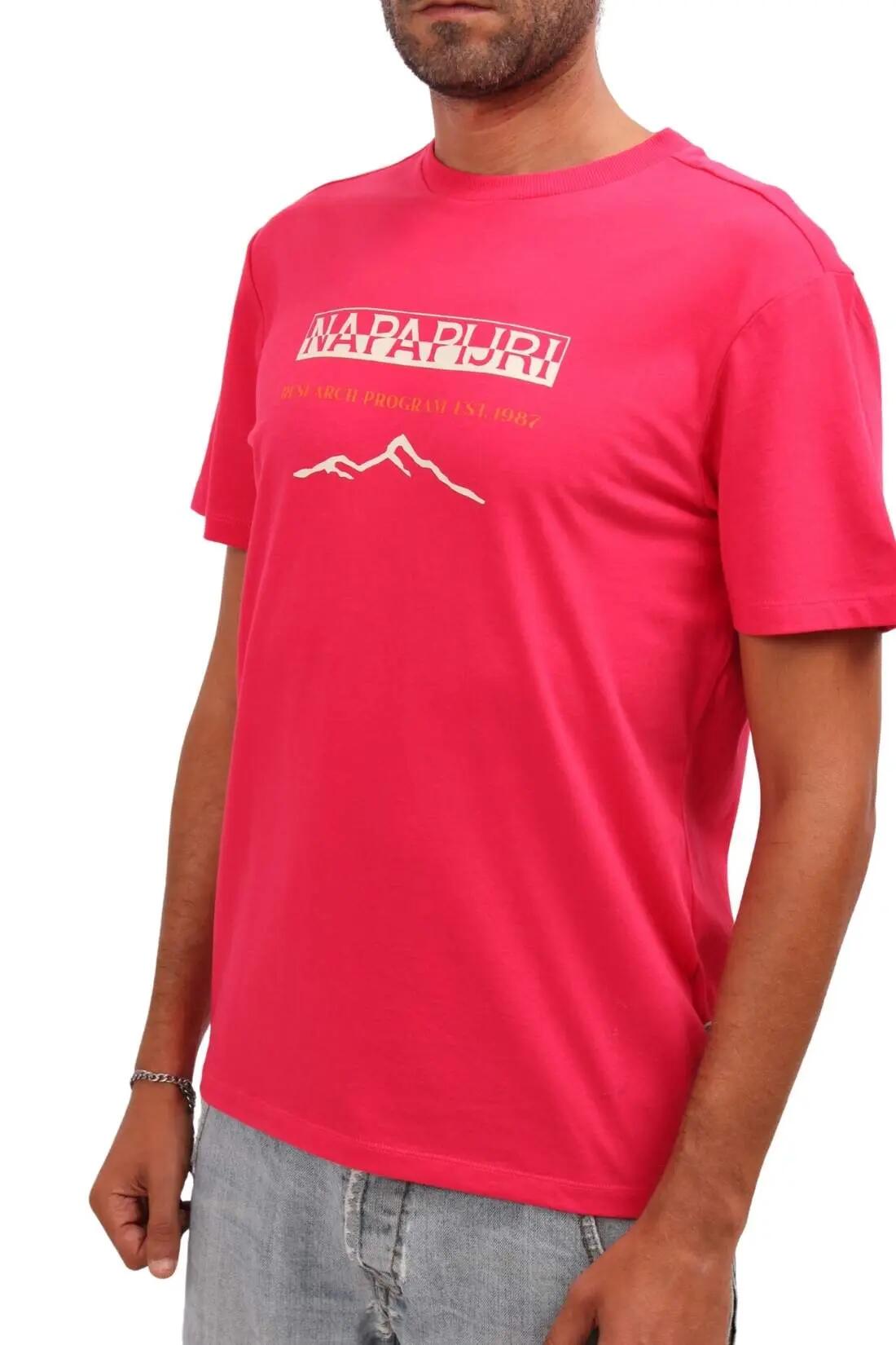 Camiseta - Sportswear - Hombre - 100% algodón, corte regular - Sanem - Naranja 4/4