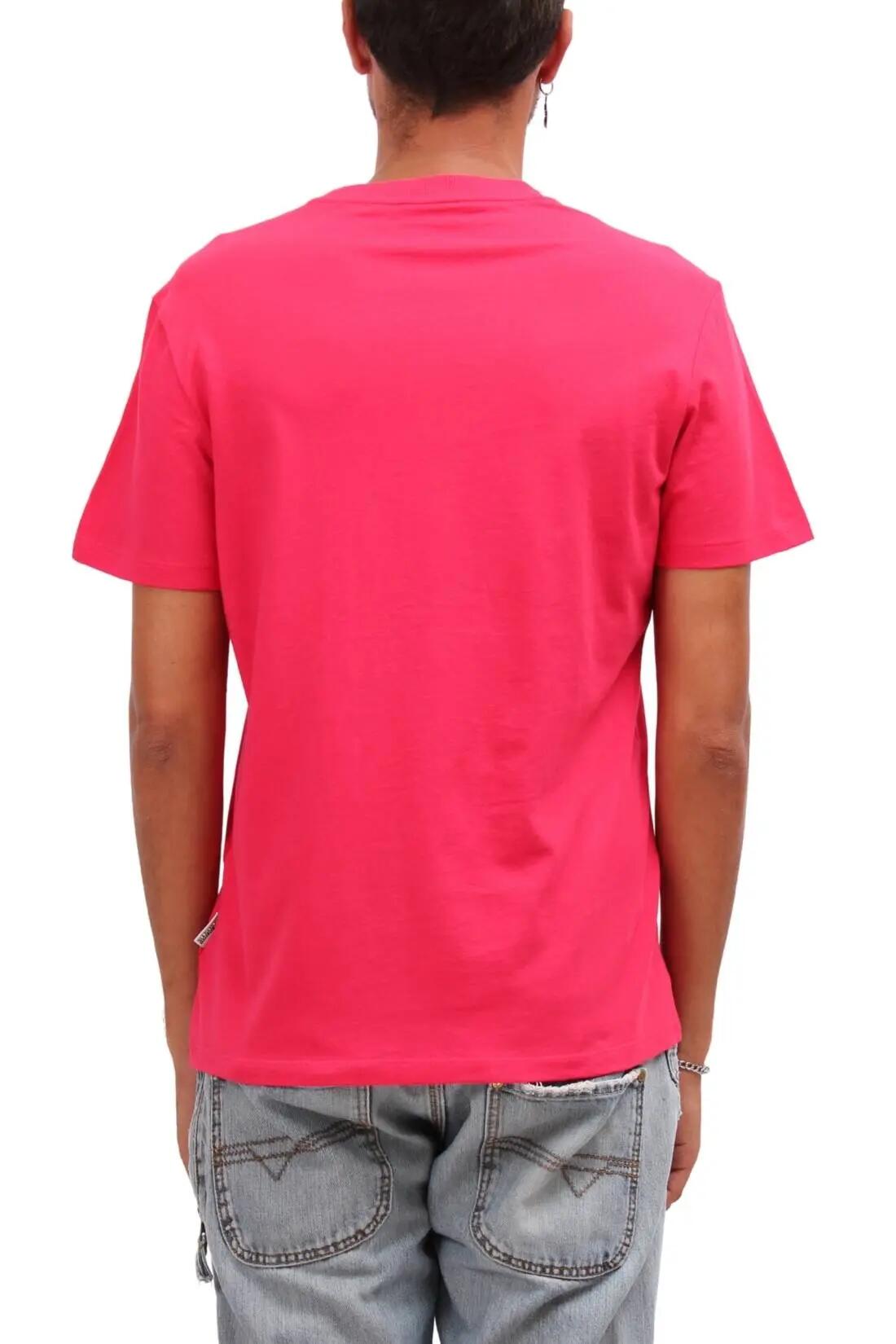 Camiseta - Sportswear - Hombre - 100% algodón, corte regular - Sanem - Naranja 3/4