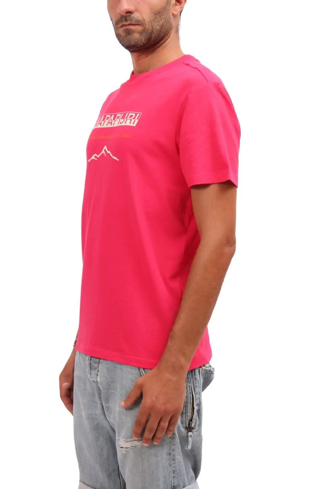 Camiseta - Sportswear - Hombre - 100% algodón, corte regular - Sanem - Naranja 2/4