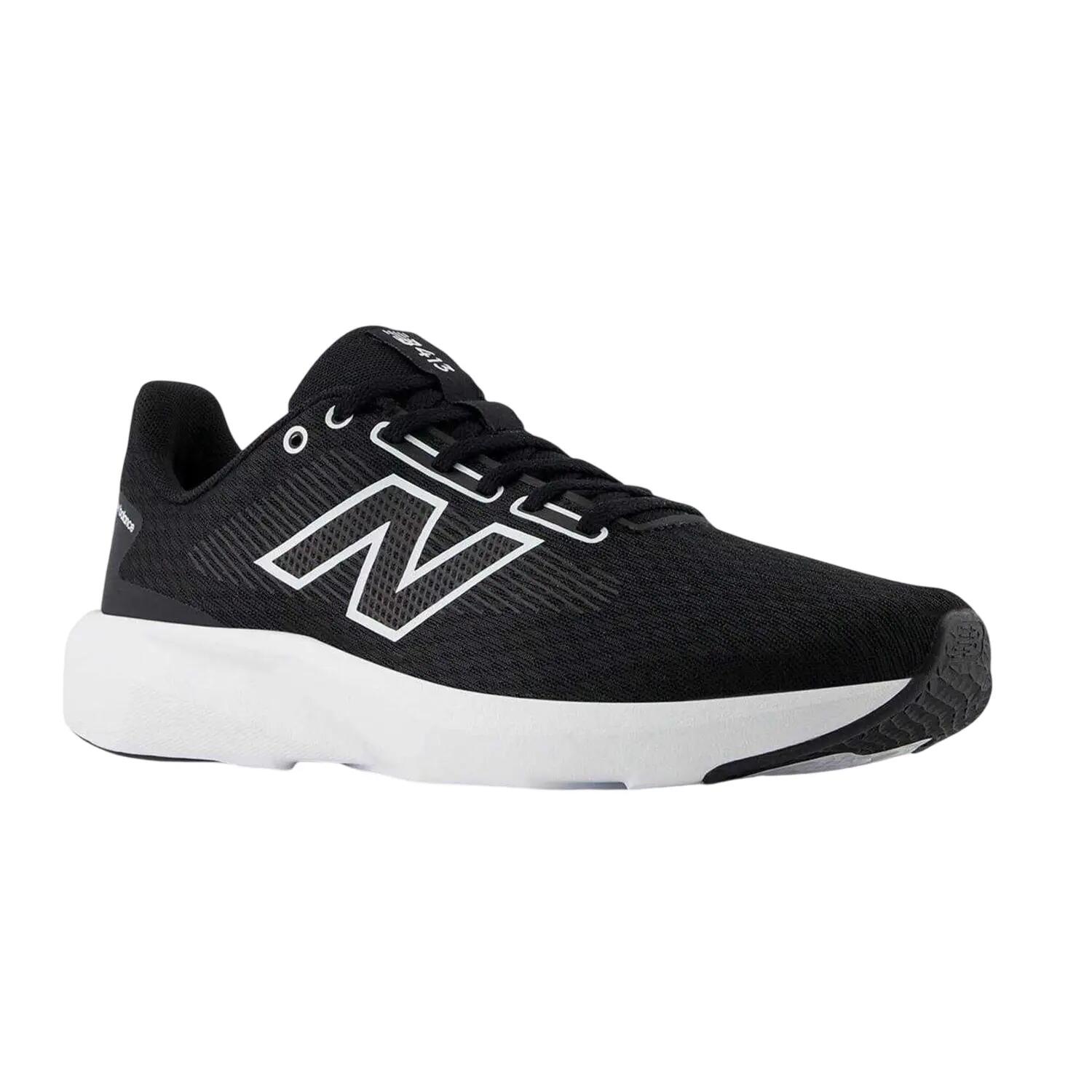 Heren 413 V3 Mesh hardloopschoenen met lage hak (Zwart) 4/4