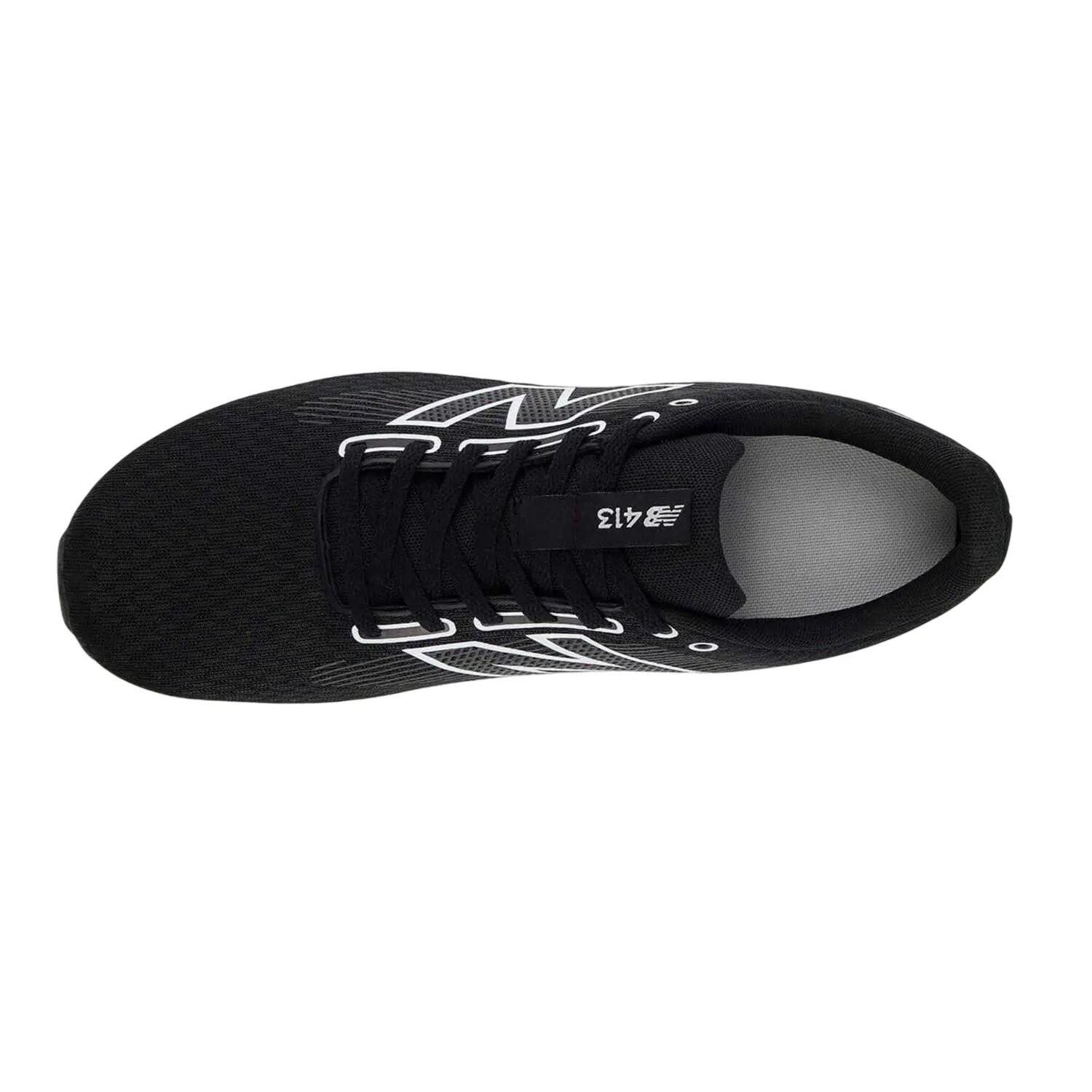 Heren 413 V3 Mesh hardloopschoenen met lage hak (Zwart) 3/4
