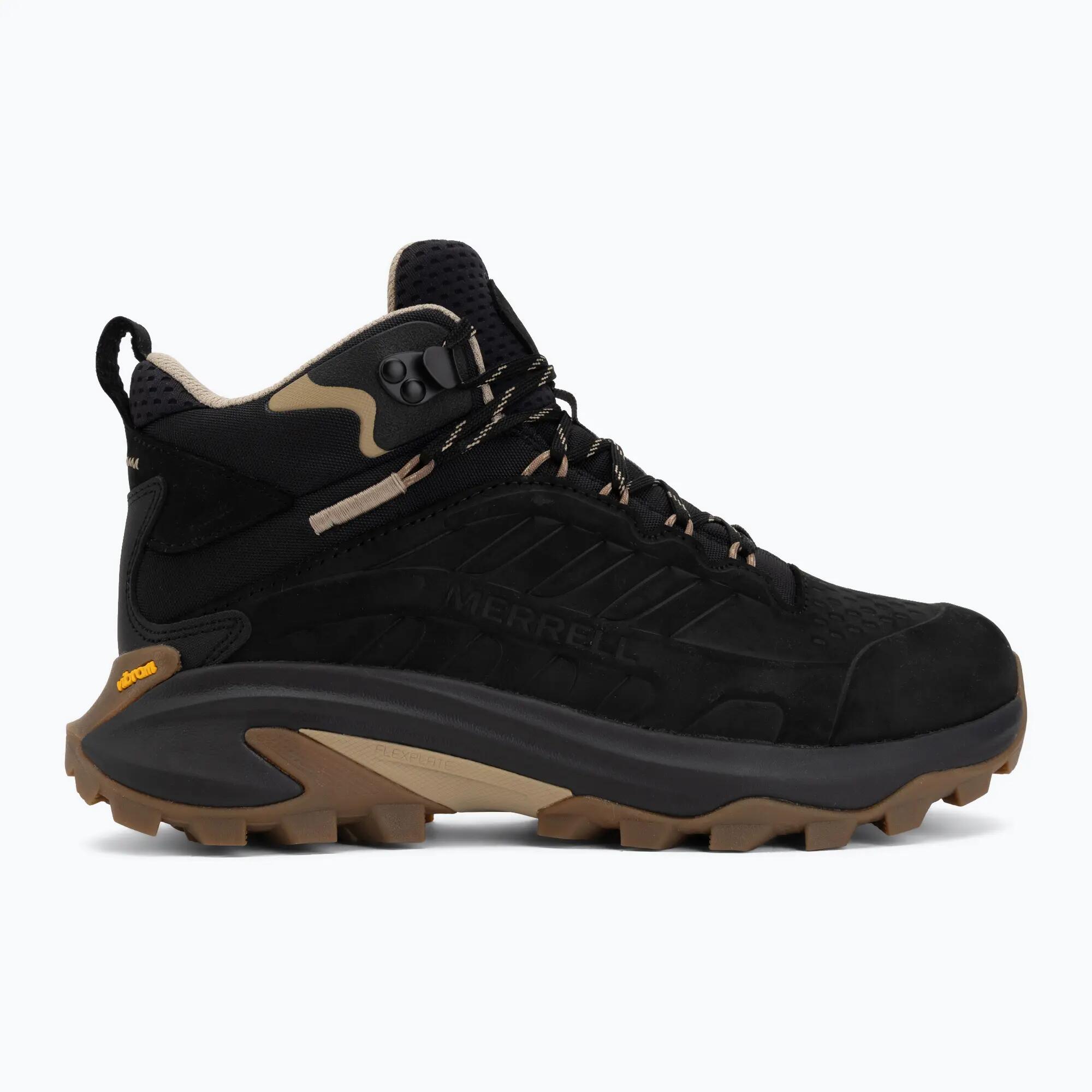 Dames wandelschoenen Merrell Maob Speed 2 Leather Mid Zwart 2/7