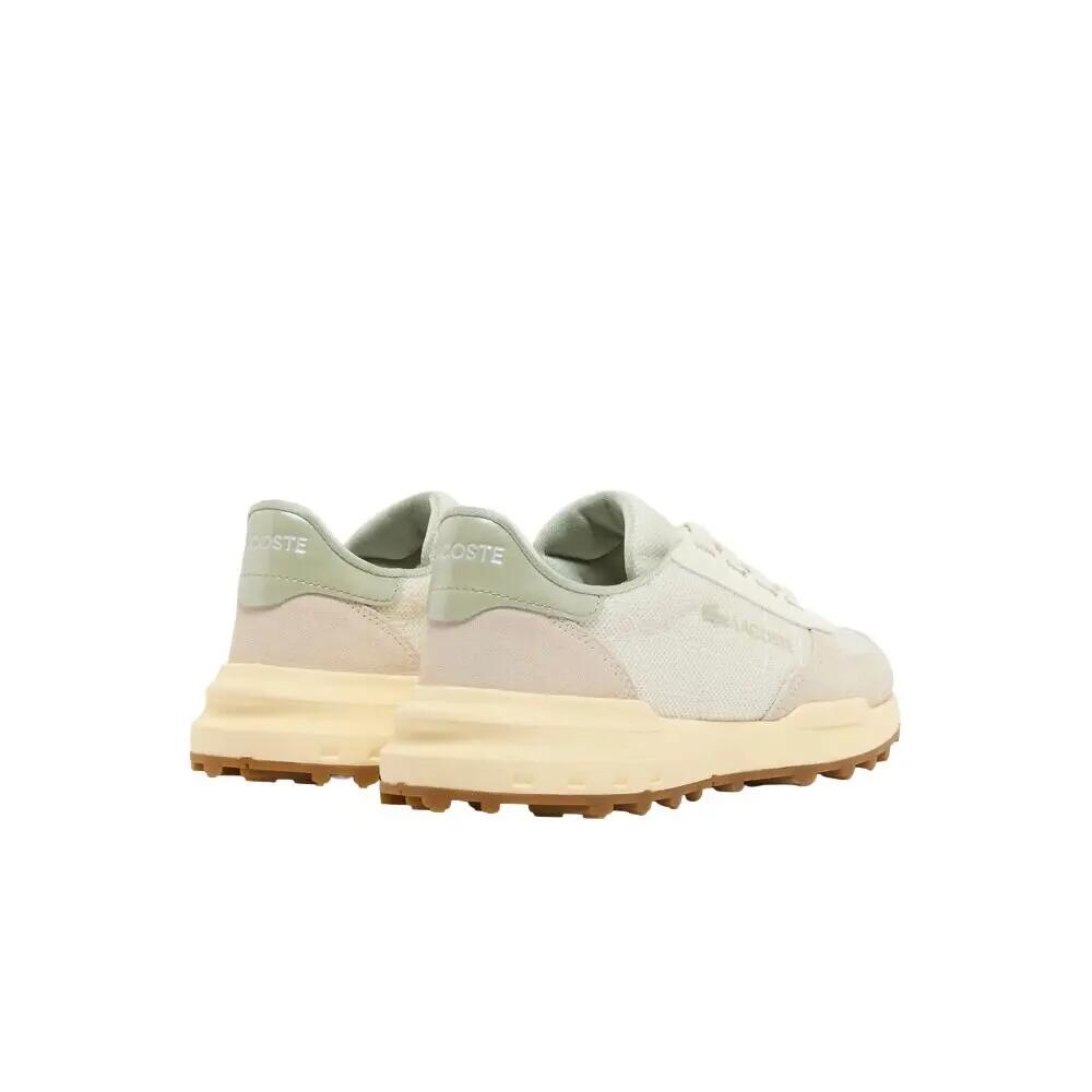 Zapatillas Beige Lacoste De Mujer Elite Active Evo White/Light Khaki Cómodas y 3/5